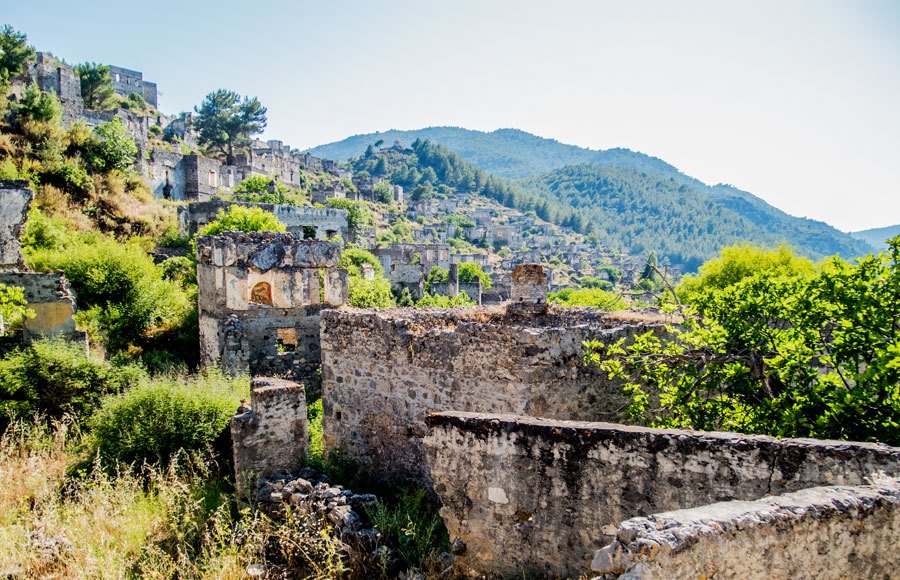 ghost town in Turkey
