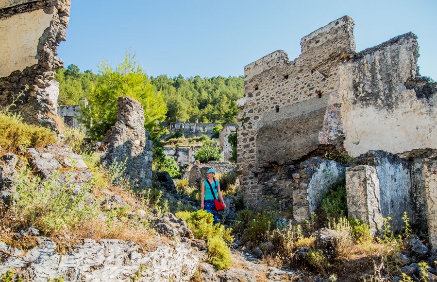 ancient deserted town of Fethiye
