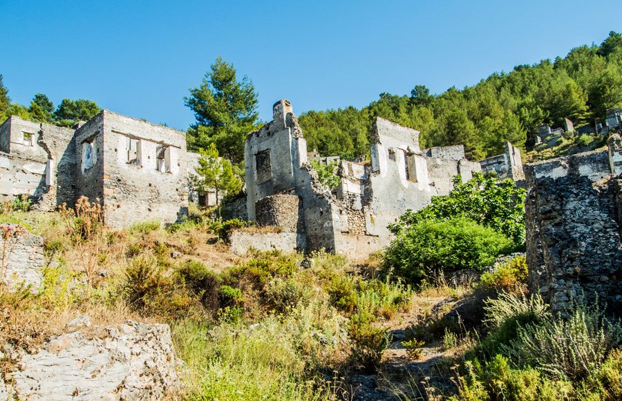 ancient deserted town of Fethiye
