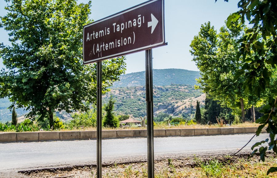 the Temple of Artemis in Turkey