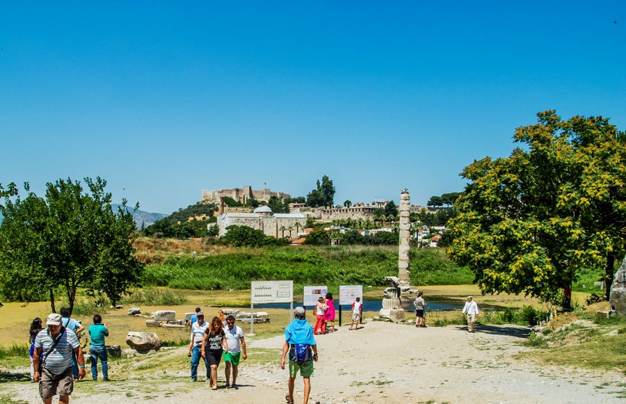 the Temple of Artemis in Turkey