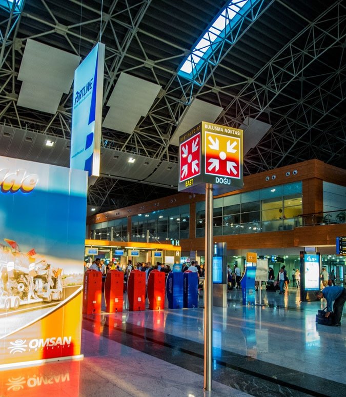 Meeting point at Sabiha Gökçen Airport