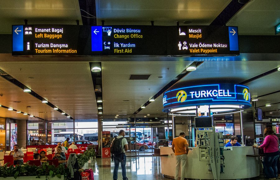 Turkcell office at Sabiha Gökçen Airport