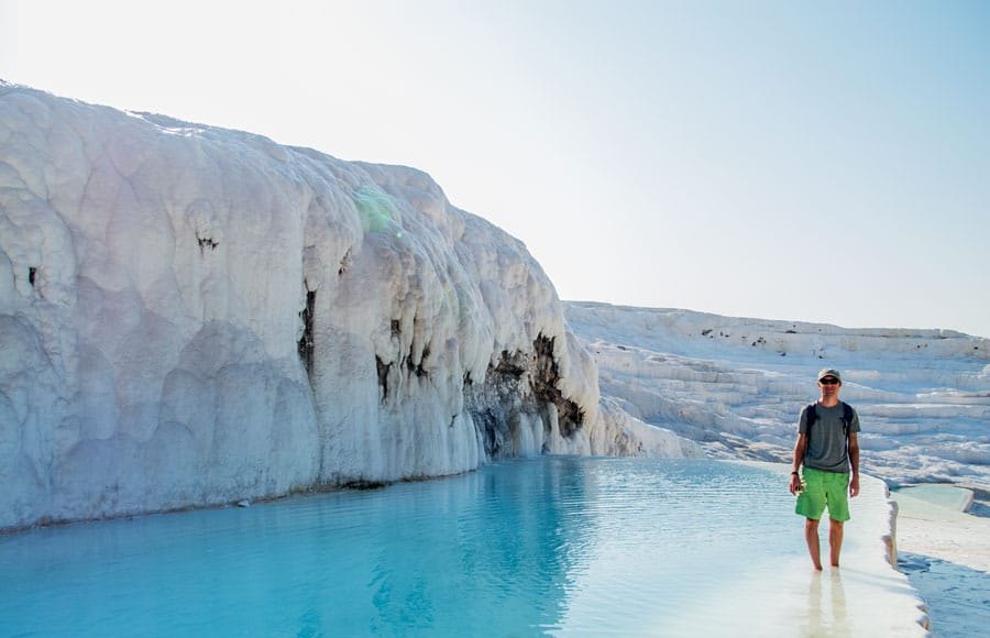 Märchenhafte Ausblicke auf dem Gelände von Pamukkale