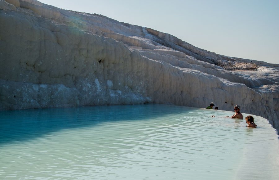 Becken in Pamukkale
