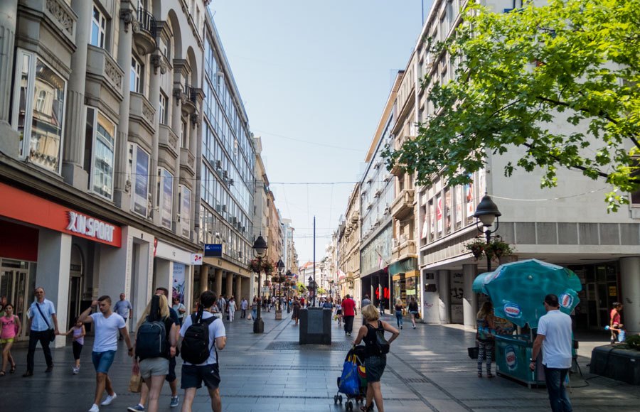 Knez Mihailova Street in Belgrade