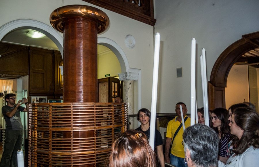 inside the Nikola Tesla Museum