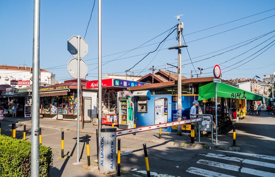 A market in Belgrade