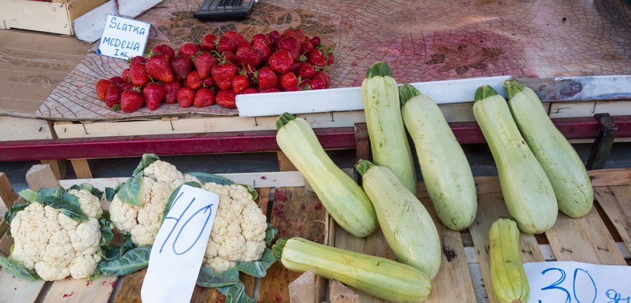 A market in Belgrade