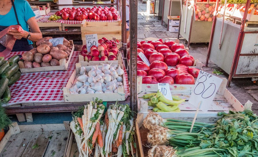 A market in Belgrade