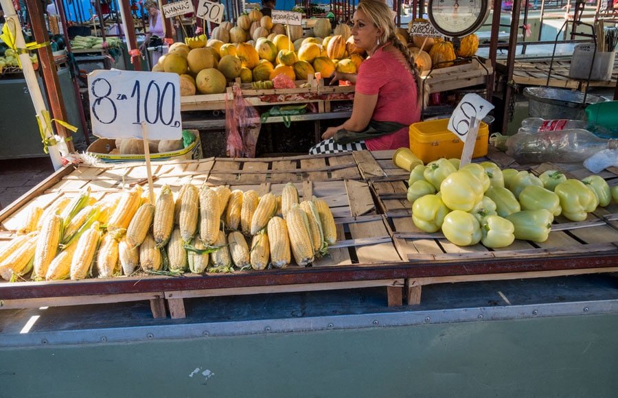 A market in Belgrade