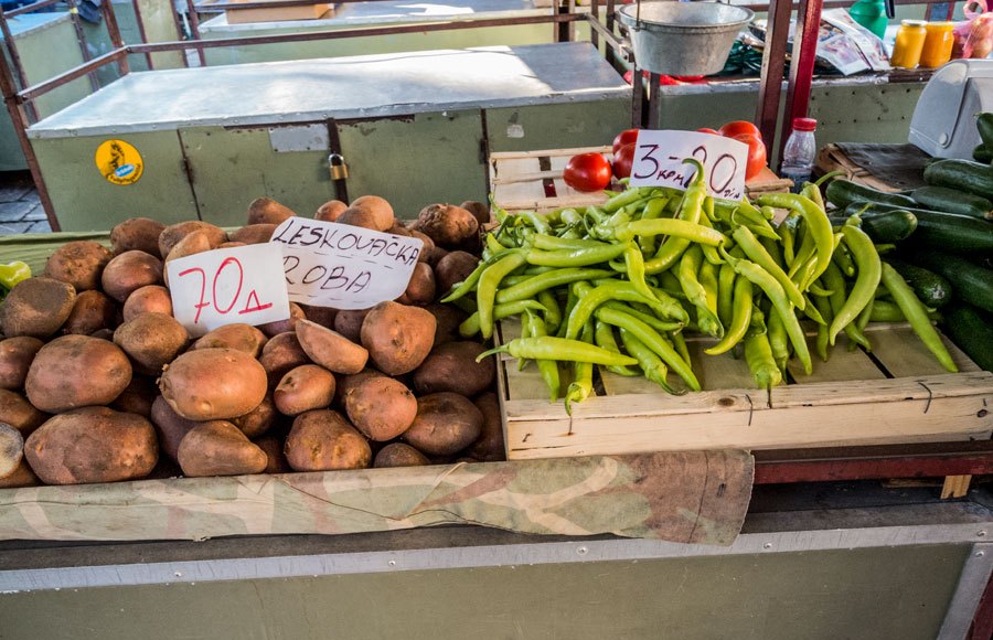 A market in Belgrade
