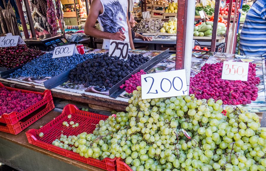A market in Belgrade