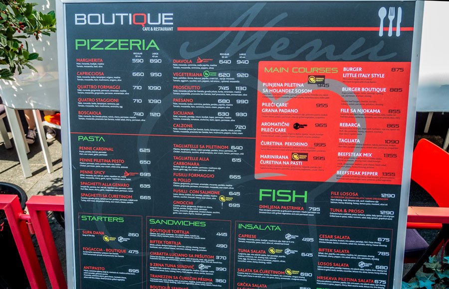 food prices in Belgrade