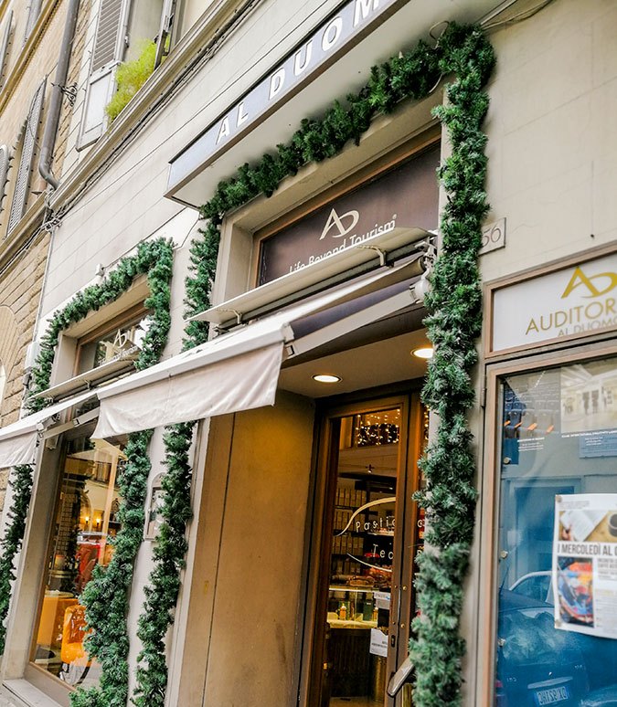 a café in Florence