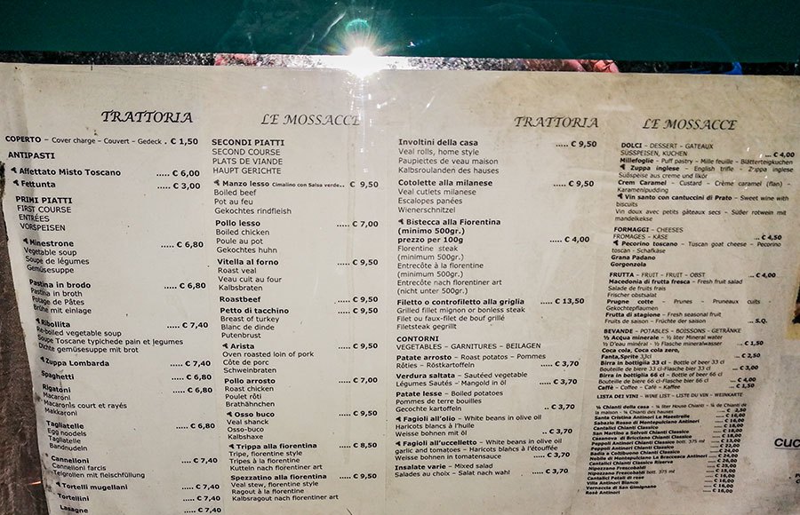 what to eat in Florence
