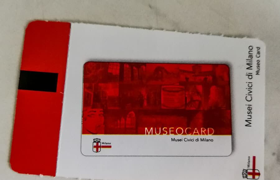 Milan tourist card