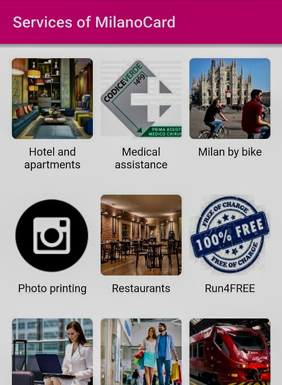 MilanoCard app