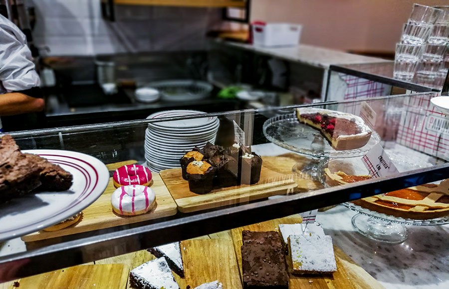 a café in Milan