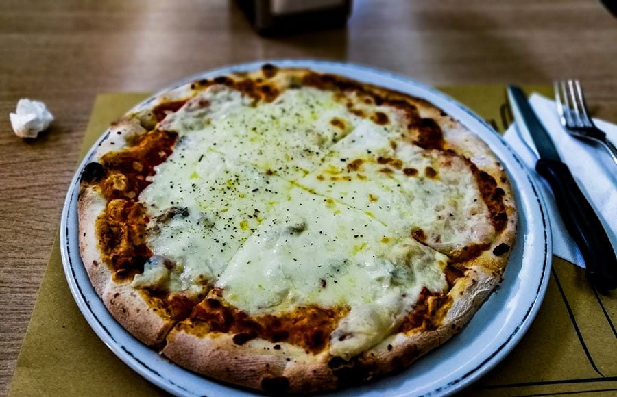 a café in Milan
