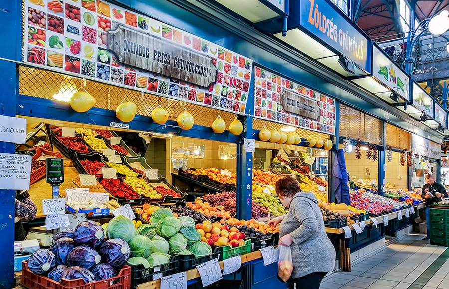 Budapest Central Market, photo