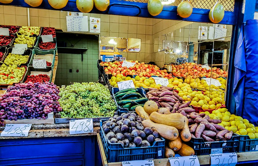 Budapest market, photo