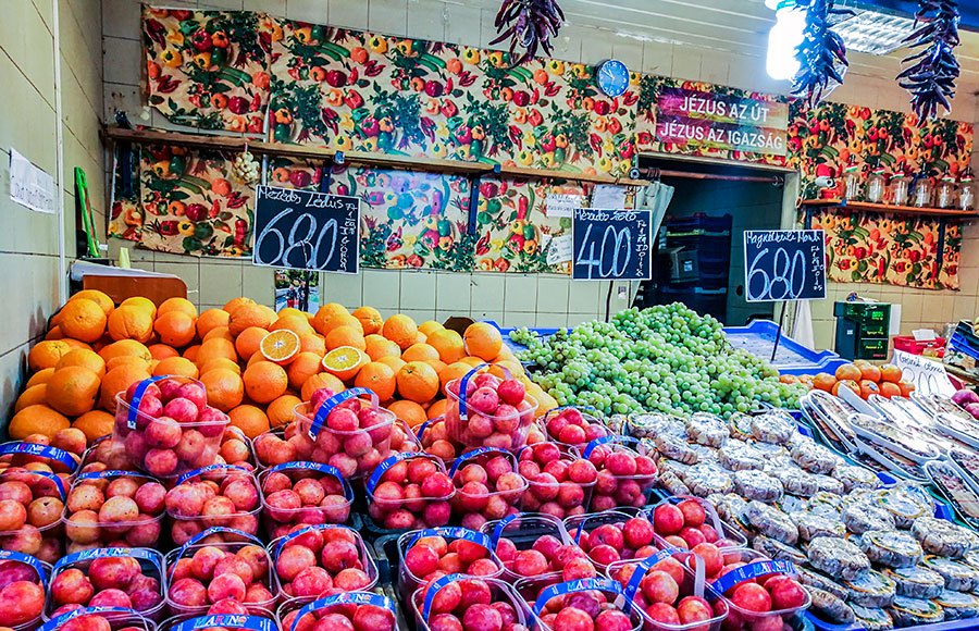 Budapest market, photo