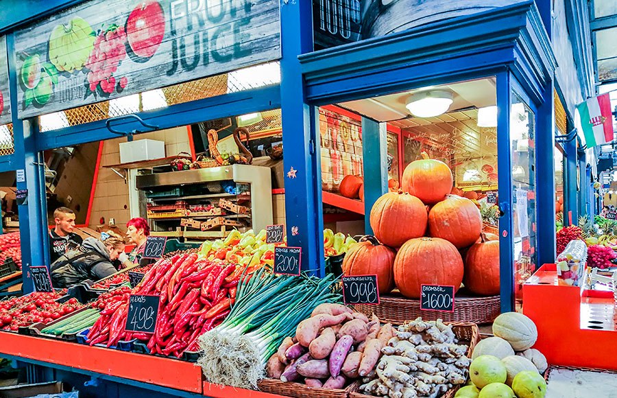 Budapest market, photo