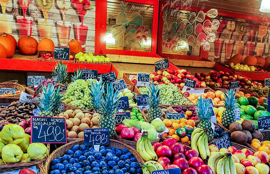 Budapest market, photo
