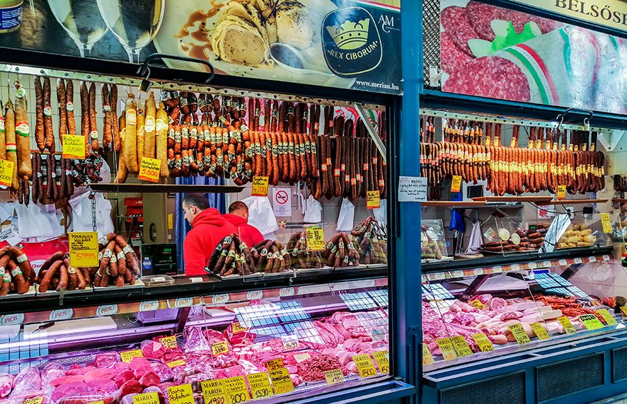 Budapest market, photo