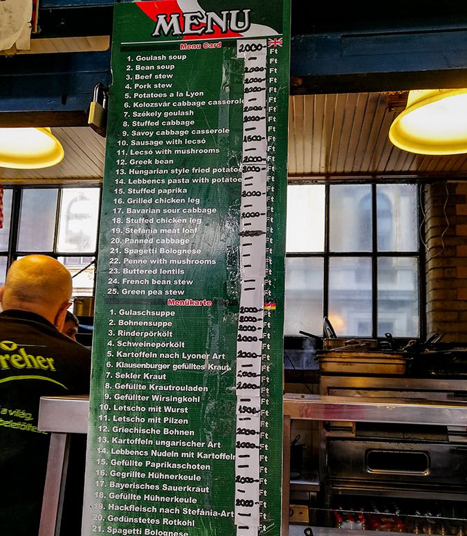 Budapest Central Market food court