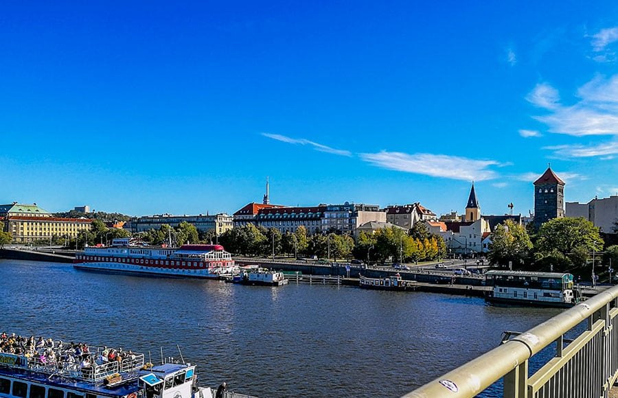 A bridge over the Vltava