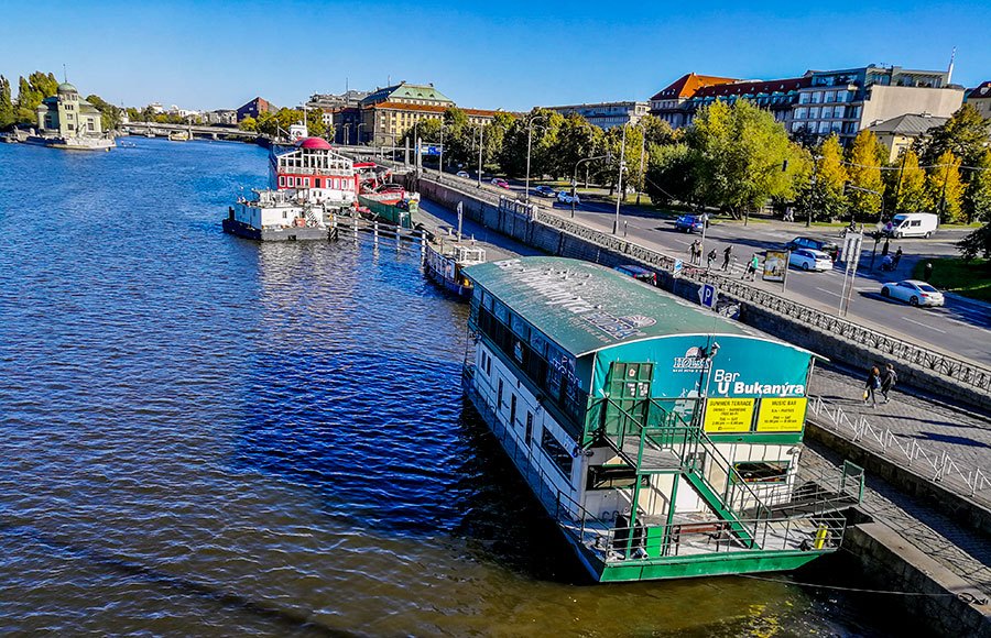 Boats on the Vltava